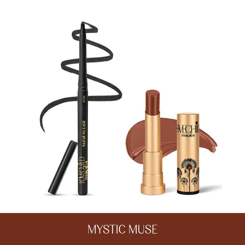 LoveChild Mystic Muse| Kajal and Lush Crème Lipstick